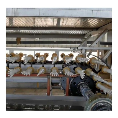 Nitrile Rubber Latex Rubber Glove Dipping Machine 160000kcal/Hr