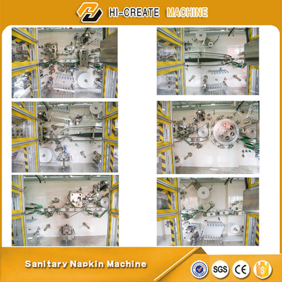 A Servo Or Full Servo Automatic Pad Production Line 600 - 800pcs/Min